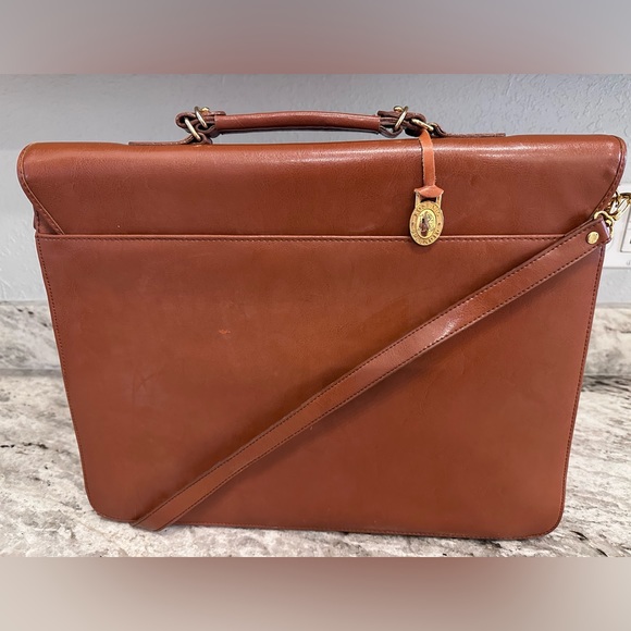 Vintage hard shell leather Rosineo Splendid briefcase - Picture 2 of 8